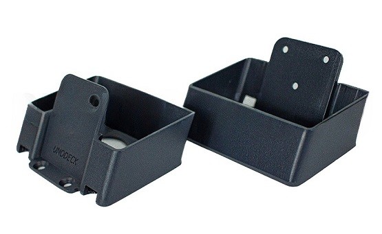 Крепления перил наклонное из алюминия GardenParkett Графит купить в Арзамасе