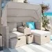 Комплект мебели AFINA плетеной из иск. ротанга AFM-330 Beige купить в Арзамасе