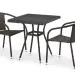 Комплект плетеной мебели AFINA из иск. ротанга T282BNT/Y137C-W53 Brown 2Pcs купить в Арзамасе