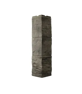 Угол наружный 3D фактура ДАЧНЫЙ Серия Туф 3D Дымчатый