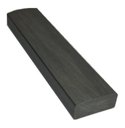 Лавочный брус Ecodecking Некст полнотелый брашированный 70х35 графит купить в Арзамасе