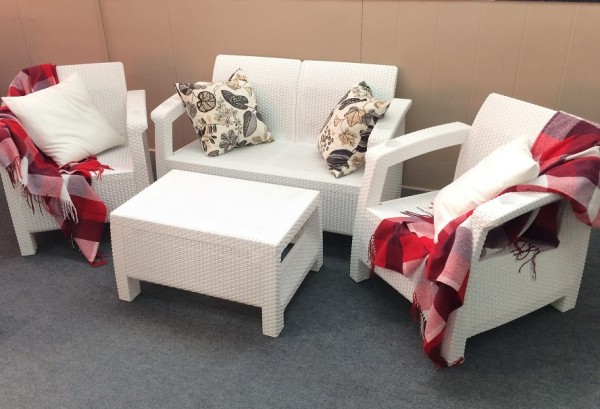 Комплект Yalta Terrace Set белый купить в Арзамасе
