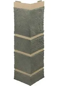 Наружный угол камень (серый), 0,47 х 0,11м