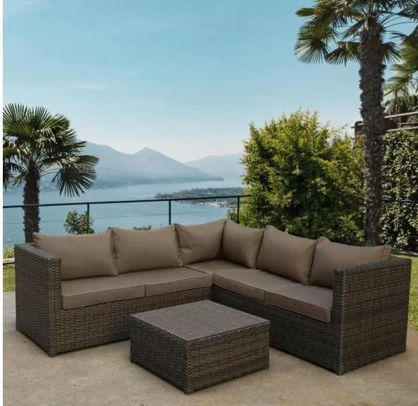Комплект мебели AFINA плетеной из иск. ротанга YR825A Brown/Beige купить в Арзамасе