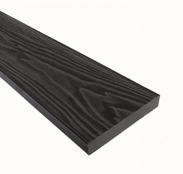 Террасная доска из ДПК Terrapol Смарт 3D Полнотелая без паза Черное дерево купить в Арзамасе