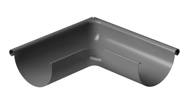 Угол внешний 90° D125 Döcke STAL PREMIUM Графит, (RAL 7024) купить в Арзамасе