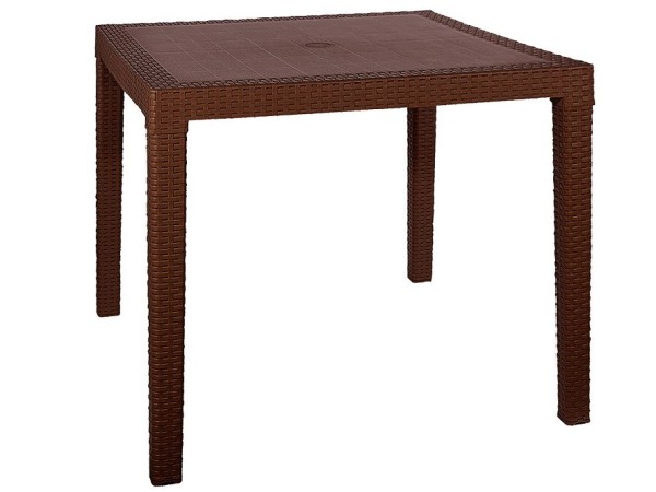 Стол квадратный FIJI Quatro Table Коричневый купить в Арзамасе