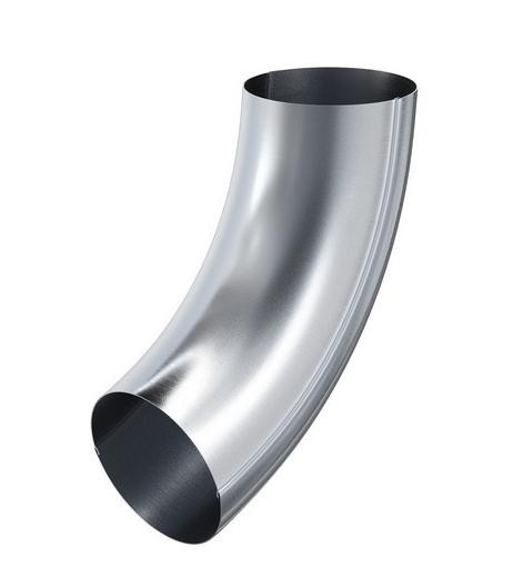 Водосток Aquasistem, Система 125x90 - Колено трубы оцинковка купить в Арзамасе