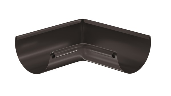 Водосток Aquasistem, система 125x90 - Угол желоба, внутренний 90° RR 32 Тёмно-Коричневый купить в Арзамасе