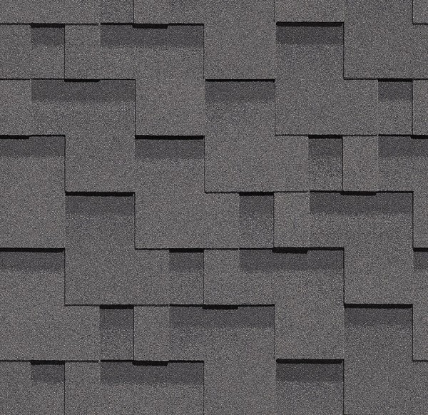 Гибкая черепица Docke, коллекция Тетрис – Серый купить в Арзамасе