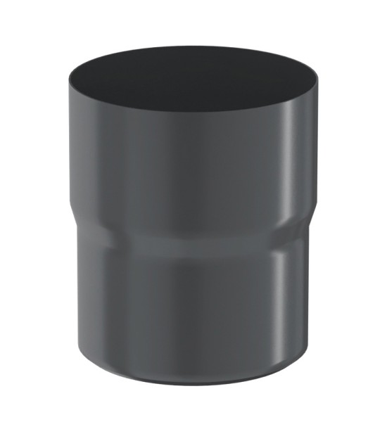 Водосток Aquasistem, система 125x90 - Соединитель трубы RAL 7024 Тёмно-серый купить в Арзамасе