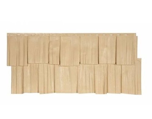 Фасадная панель T-Сайдинг-Щепа дуб ЭКО-1 Желтый купить в Арзамасе