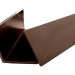 Уголок ДПК для сайдинга 70x70x3000мм Коричневый купить в Арзамасе