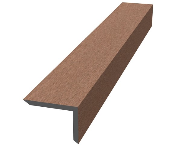 Уголок ДПК для террасной доски NauticPrime, 60x40x2900мм Кедр купить в Арзамасе