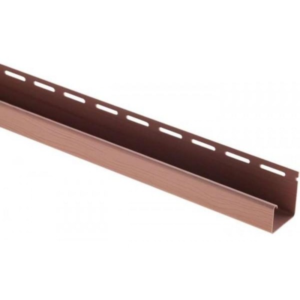 J-профиль Люкс Крашенный, T-15, ВН, Красно-коричневый купить в Арзамасе