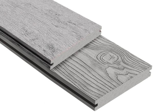 Террасная доска ДПК Outdoor 3D полнотелая STORM/OCEAN GREY серая микс купить в Арзамасе
