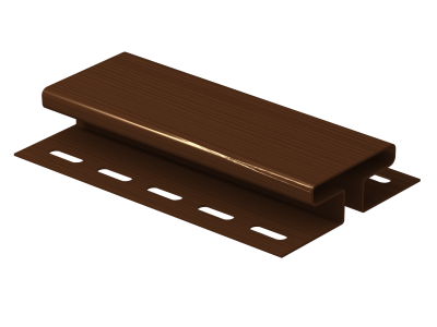 H-планка Ю-пласт Классика коричневая