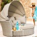 Диван-Трансформер AFINA плетеный из иск. ротанга AFM-325 Beige купить в Арзамасе