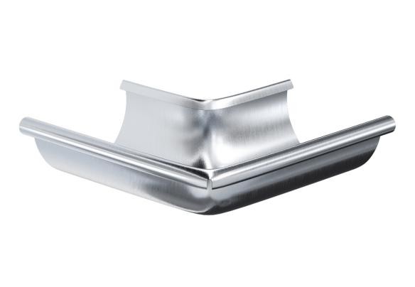 Водосток Aquasistem, Система 150/100 - Угол желоба наружный оцинковка 90° купить в Арзамасе