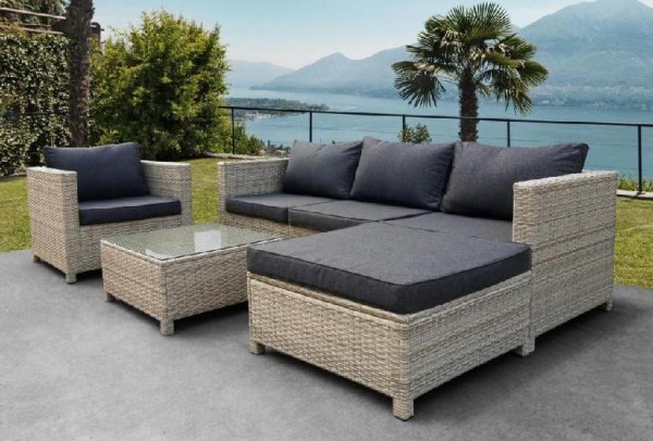 Комплект мебели AFINA плетеной из иск. ротанга YR821G Grey/Grey купить в Арзамасе