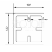Столб SEQUOIA Evolution 3D WOOD BROWN купить в Арзамасе