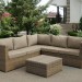 Комплект мебели AFINA плетеной из иск. ротанга YR825B Beige купить в Арзамасе