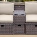Комплект мебели AFINA плетеной из иск. ротанга AFM-330B Brown купить в Арзамасе