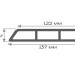 Доска Ромбус 3D ДПК Outdoor STORM GREY серая микс купить в Арзамасе