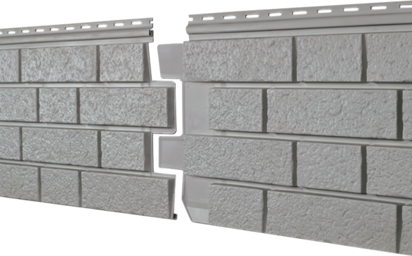 Фасадная панель Ю-пласт Стоун Хаус S-Lock Клинкер Нордик дым купить в Арзамасе