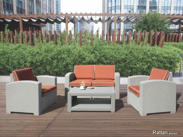 Уличные диваны и кресла коллекции Rattan Premium 4 купить в Арзамасе