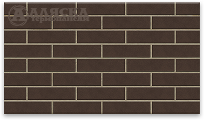 Фасадные Термопанели Аляска Amsterdam brown купить в Арзамасе