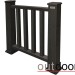 Ограждение из ДПК Outdoor Классик 3D STORM чёрный купить в Арзамасе