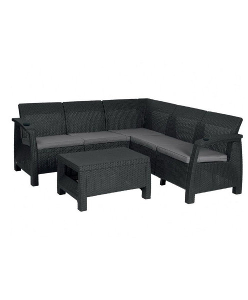 Угловой диван  Yalta Corner Set (столик в комплект не входит) купить в Арзамасе