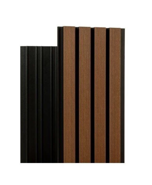 Фасадная реечная панель Ecodecking Скай коэкструзия 200х20х3000 Тик купить в Арзамасе