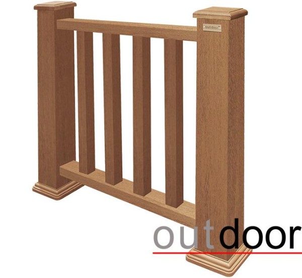 Ограждение из ДПК Outdoor Классик 3D STORM дуб купить в Арзамасе
