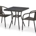 Комплект плетеной мебели AFINA из иск. ротанга T282BNT/Y137C-W53 Brown 2Pcs купить в Арзамасе
