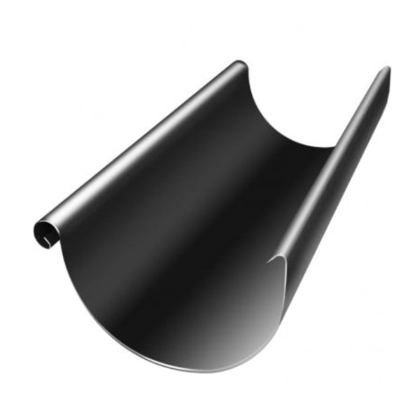 Водосток Grand Line 125x90 – Желоб 3м RAL 9005 купить в Арзамасе