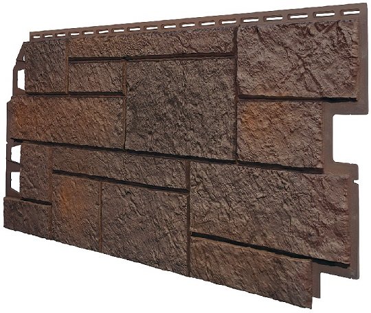 Фасадная панель VOX Sandstone (Сандстоун) темно коричневый купить в Арзамасе