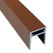 П-профиль Алюминиевый EasyDecking 35x25 Коричневый купить в Арзамасе