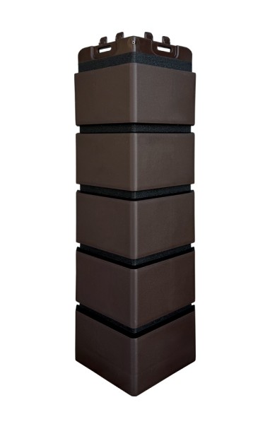 Угол Grand Line клинкерный кирпич ПРЕМИУМ Шоколадный (шов RAL 9005) купить в Арзамасе