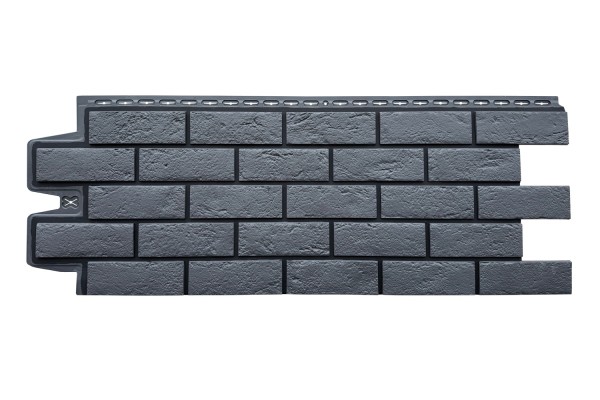ФП Grand Line состаренный кирпич премиум Графит (шов RAL 9005) купить в Арзамасе