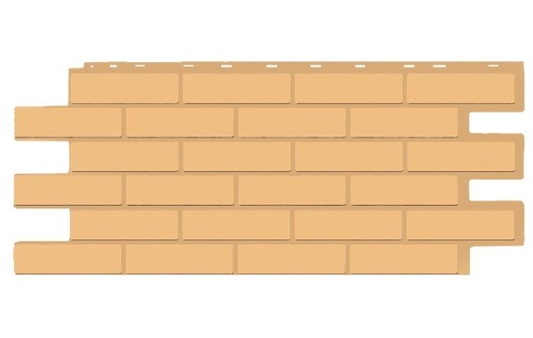 Фасадная панель T-Siding Кирпич Модерн Эко Крем купить в Арзамасе