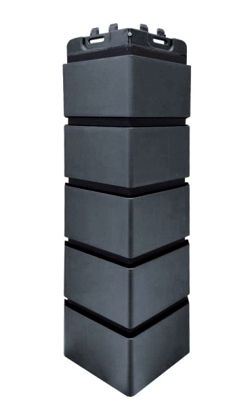 Угол Grand Line состаренный кирпич премиум Графит (шов RAL 9005) купить в Арзамасе