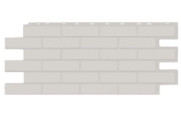 Фасадная панель T-Siding Кирпич Модерн Эко Уайт купить в Арзамасе