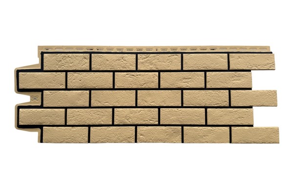 ФП Grand Line состаренный кирпич премиум Песочный (шов RAL 9005) купить в Арзамасе